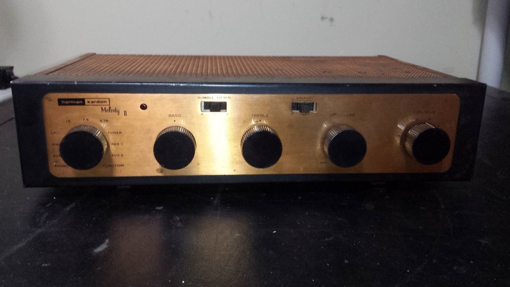 ⭐️ Restored/Recapped⭐️Harman Kardon Melody II A-120 Tube Amplifier ~See youtube!