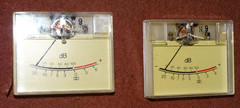 1 Matched Pair Sharp/Optonica RT2050U analog VU Meters very good tested w bezel