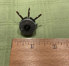 Mallory Potentiometer MR2500T tab mount 2500 ohms 3 watts