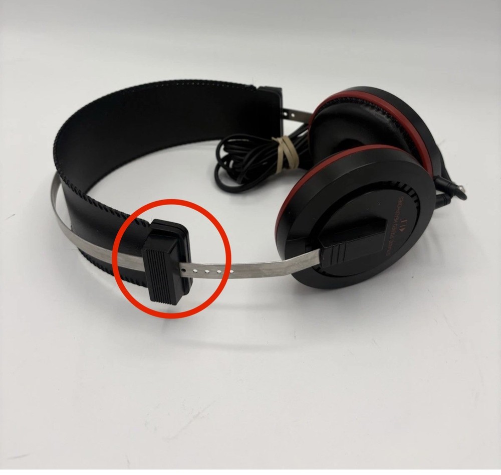Sansui SS-L3 Vintage Stereo Headphones – One Side Headband Adjustment Broken
