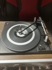 Vintage 1980’s MacDonald AM/FM Radio, 8 Track, and Turntable Stereo System M270.
