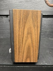 Vintage General Electric #7-4140A AM/FM Radio Faux Wood Grain Working