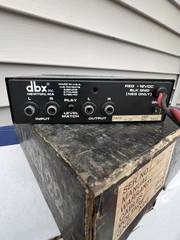 DBX Model 22 Type II 2 Auto Decoder w/ BoX UNTESTED Vintage