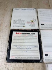Lot of 7 Scotch Used Mixed Lengths Reel To Reel Tapes 7” Tenzar 150 203