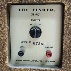 Vintage 1973 Fisher XP-9C 4-Way Hi-Fi Speakers