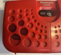 PANASONIC Vintage 8 Track Player RS-833S Stereo Red Swiss Cheese w/OG Power Cord