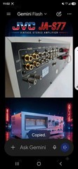 JVC JA-S77 Vintage Integrated Amplifier*1977*VU Meters Clean Tested A+ Beautiful