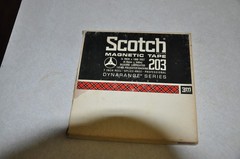 Vintage Scotch 203 Reel to Reel 7″ Magnetic Tape 1800 ft Used
