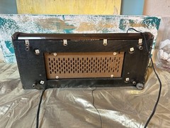 Vintage Working Table Top Stereo w/ tuning eye Philips B5X43A Made in Holland