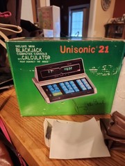 Deluxe Unisonic 21 Mini Blackjack Computer Console Calculator New Sealed in Box