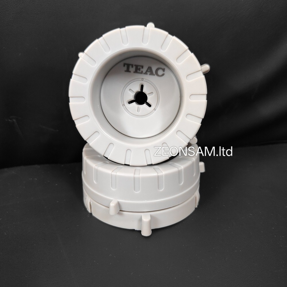 1 Pair TEAC Nab Hub Adapters For 1/4″ Open Reel To Reel tape recorder
