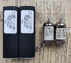 6N2P-EV 6Н2П-ЕВ Matched Pair 12AX7 ECC83 7025 NOS Tested (USA Seller)