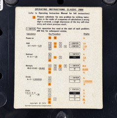Vintage Garrett 2000 RPN Space Age Faux Wood Desktop Electric Calculator Tested