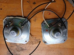 Working Vintage Pair 3″ HiFi closed back Tweeter Speakers L.S 3watts 8ohm Japan