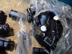 BIG LOT of VINTAGE. DIODES, TRANSISTORS. CAPACITORS COILS… ?? Look to be used