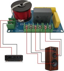 High-Quality 3-Way Speaker Crossover – 200 Watts for Superior Audio Performance