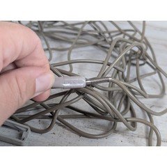 Vtg Sony 3.5mm 1/8 in Mono Aux Audio Cable Headphone Jack 32 ft Long Gray M F