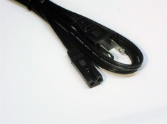 WELTRON 2001 8 Track Tape Player AC Power Cord Cable