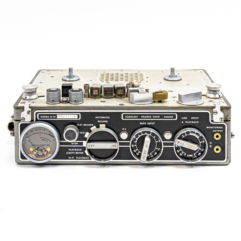Late 50’s Kudelski Nagra III Reel-to-Reel Tape Field Recorder – Broadcast-Grade