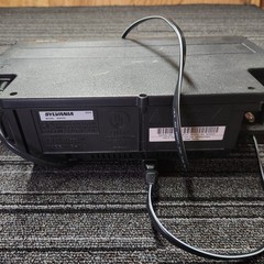 Sylvania 6240VD 4-Head VHS VCR Player Recorder Tested Powers On Front A/V Inputs