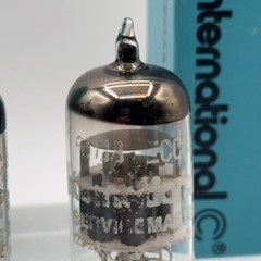 International Service Master 6DJ8 ECC88 Pair Italy Tested TV-7/U Vacuum Tubes