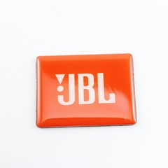 2PCS For JBL plastic+Aluminum Sticker logo Badge Replacement piece 58mmx45mm