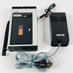 Vintage Aiwa Solid State Cassette Recorder TP-747 101 Japan w/ Original AC-611