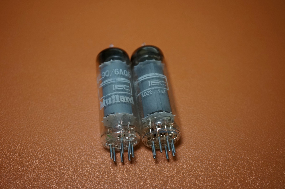 2 – IEC MULLARD 6AQ5A AUDIO TUBES / EL90 6AQ5