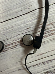 Vintage Radio Shack Nova-37 In Ear Folding Headphones with Box and Instructions