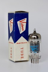 12AX7 ECC83 SINGLE TUBE VERY RARE TAIWAN VIDEON 1960s 1700/1700 (106%/106%)