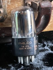 Pair of Vintage ‘Philco’ Brand 6SN7 GTB Tubes, Both Tested Strong (95, 97)
