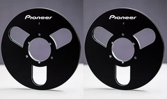 One Pair 10.5” blue Pioneer Tape reel High Quality Aluminum Take Up Reel