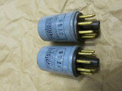 1 pair TRIAD 3758 vintage gold pin 1:1 audio transformer
