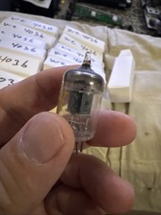 12 of Western Electric 403B 5591 Vacuum Tubes Square Getters Test Strong TV-7U