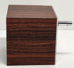 Vintage Realistic Weatheradio 12-181B Cube Weather Radio 4” Woodgrain TESTED
