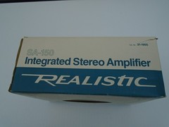 Vintage 1984 Realistic SA-150 Integrated Stereo Amplifier Hi-Fi TESTED WORKING