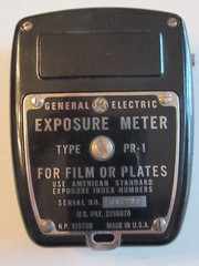 VINTAGE GENERAL ELECTRIC EXPOSURE METER TYPE PR-1 & CASE – NICE – TUB E