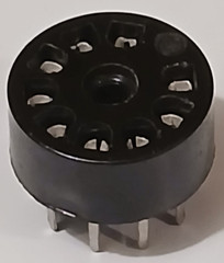 4 PCS Vintage Methode® 9 Pin Tube Socket • PC Mount • R-8610-2020