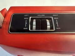 PANASONIC Vintage 8 Track Player RS-833S Stereo Red Swiss Cheese w/OG Power Cord