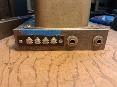 Heathkit W3-AM Dual-Chassis 20-Watt Amplifier for parts or repair