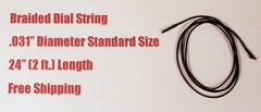 24″ Dial Cord Braided Nylon Tuner String – Old Antique Vintage Tube Radio