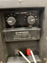 Vintage 1976 Pioneer HPM-60 Speakers. 1st Gen. New Foam. Super Tweeters Working!