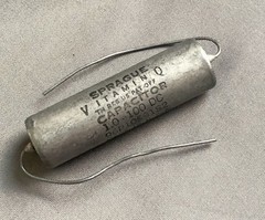 NOS Sprague 1.0 uF 100V Capacitor Vitamin Q audiophile crossover – Quan. Avail.