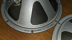 Pair 1959 Smooth 10” Rola Alnico Hammond Instrument Speakers 7.8/7.9 DCR