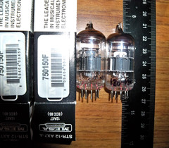 2 Strong Matched MESA Short Gray Plate O Getter STR- 12AX7-A / ECC 83 Tubes