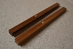 Side Rails for Pioneer RT-909, Solid Black Walnut, Beautiful, RT-901, Cheeks
