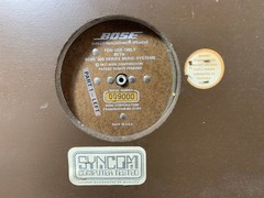 1977 Vintage Bose 300 Series Single Speaker-New Foam, Sounds Great!