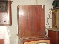 ANTIQUE TV HALLICRAFTERS 1948 7 INCH WOOD CABINET