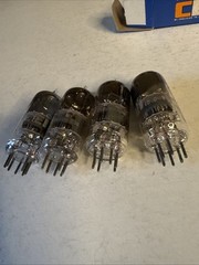 Lot Of 4 CEI Electron Tubes 6BZ6 NOS Made In USA TU1