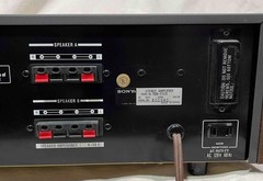 Rare Sony TAN-5550 VFET Stereo Power Amplifier Tested Good for Restoration
